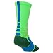 Nike Hyper Elite Socks Green Strike Soar Large