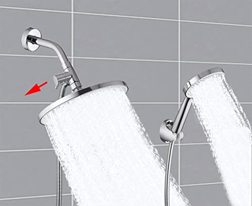 Worldwhere Shower Arm Diverter Valve For Hand Showerhead And Fixed Sprinkler,3 Way G1/2 Shower Head Diverter Valve Chrome #TOP3