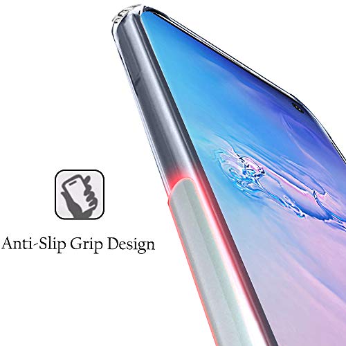 Image of TheGiftKart Thermoplastic Polyurethane, Silicone Camera Protection Back Cover Case for Samsung Galaxy S10 (Inbuilt Dust Plugs and Anti-Slip Grip, Transparent)