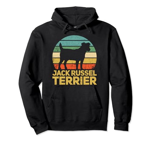Jack Russel Terrier - Perro de perro retro Sudadera con Capucha