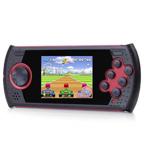 16 Bit Handheld Game for Kids Built-in 230 HD Classic Retro Video Games USB Rechargeable 3.0 Inch Childrens Travel Electronics Toys Portable Gaming Player System Gift for Boys Girls Ages 4-8-12
