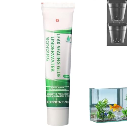 Aquarium Dichtmittel & Kleber–Aquarium Silikon Transparent,Transparentes Abdichtungsmittel für Aquarien, Teich und Unterwasser-Reparaturen