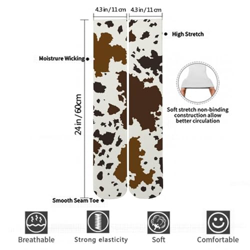 Personality Over The Knee High Boot Socks Long Leg Dress Decor For Men Women3