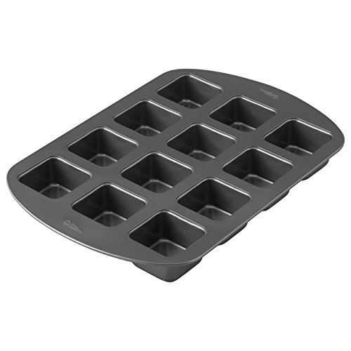Wilton Perfect Results Premium Non-Stick Bar Baking Pan, 12-Cavity, Steel #TOP1