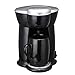KIKIRon Cafetière Cafetière 300W Mini Unique Bénitier Cafetières Machine électrique Machine à Espresso Automatique for la Maison Machines à café (Couleur : Black, Size : One Size)
