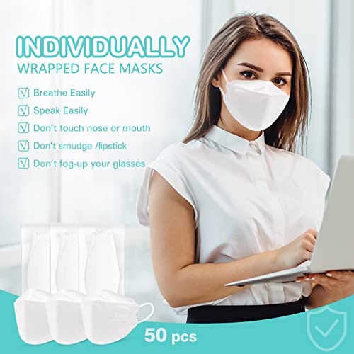 Image of KN95 Face Masks 50 Pack 4 Layers Tie Dye Breathable Safety Respirator Multicolor Cup Dust Disposable KN95 Mask Adult