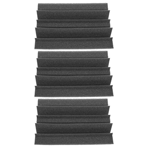 Toddmomy 3pcs Low Frequency Sound Absorbing Foams Corner Bass Trap Ktv Soundproofing Material miniatura 1