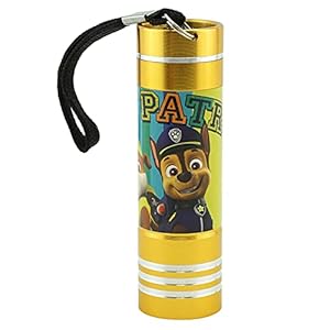 Paw Patrol Flashlight Torch, 9 LED Torch with Colors LED Flashlight Mini Torch for Kids Featuring TV Characters for Boys…