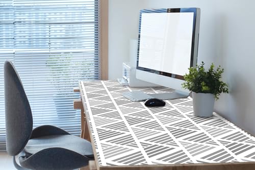 Sous-main de bureau 120x60 cm antidérapant en PVC imperméable pour table - 2