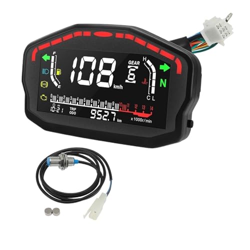 Compteur vitesse universel moto 14000 TR/Min jauge carburant véhicule