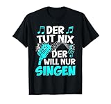 Singen Shirt Musiker Geschenk Sänger Geschenkidee