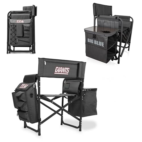 Image of Picnic TIME NFL Unisex-Adult NFL Fusion Camping Chair with Side Table and Soft Cooler, Beach Chair for Adults, Lawn Chair
