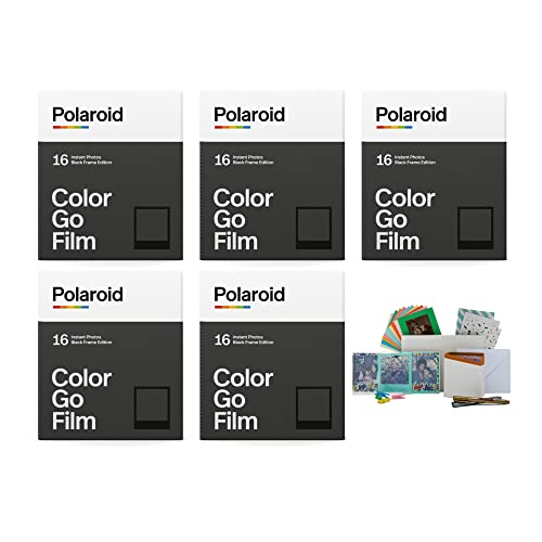 Paquete de película a color Polaroid Go | Caja de almacenamiento, 6 unidades miniatura 1