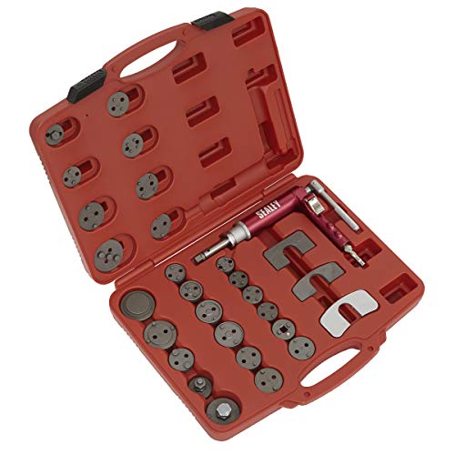 Sealey Vs0286 Air Operated Pistone Del Freno Wind-Back Tool Kit 29Pc