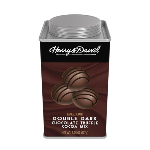 Harry & David Truffle Cocoa Mix, Dark Double Chocolate, 6.25 Ounce