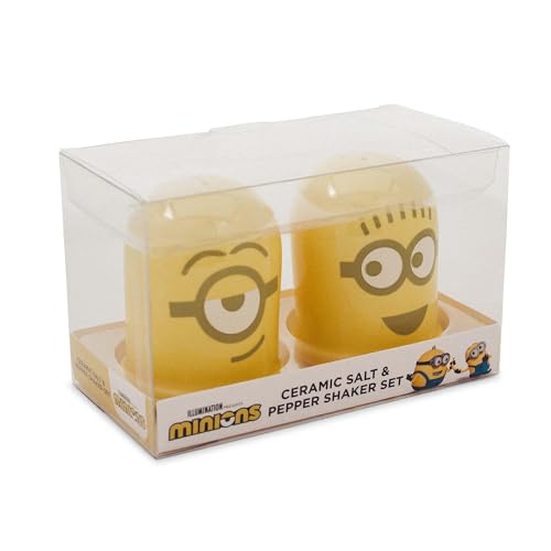 Silver Buffalo DM1508K2 Despicable Me Minions Ceramic Salt And Pepper Shakers thumb #2