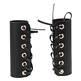 Cabilock Fundas para Puños de Bicicleta Vintage de Poliuretano Ajustables Antideslizantes y Cómodas Compatibles Bicicletas Eléctricas Motocicletas Protección para Manillar Color Negro