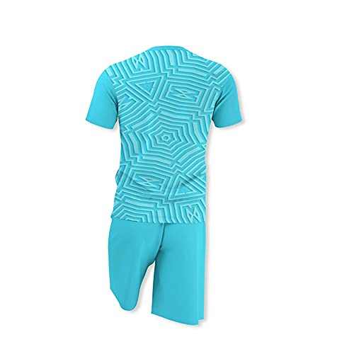Short de sport et t-shirt bleu taille S, costume de loisirs