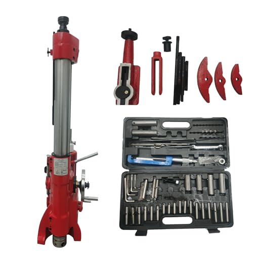 BREVELTION 220V Engine Cylinder Boring Machine Professional Mechanical Car Engine Honing Repair Honing Equipment 3.15-6.5inch Boring Range 15.75inch Max Depth