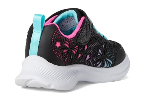 Skechers Girls Jumpsters 2.0 - Butterfly Flush Sneaker In Black | Synthetic/Textile - 6