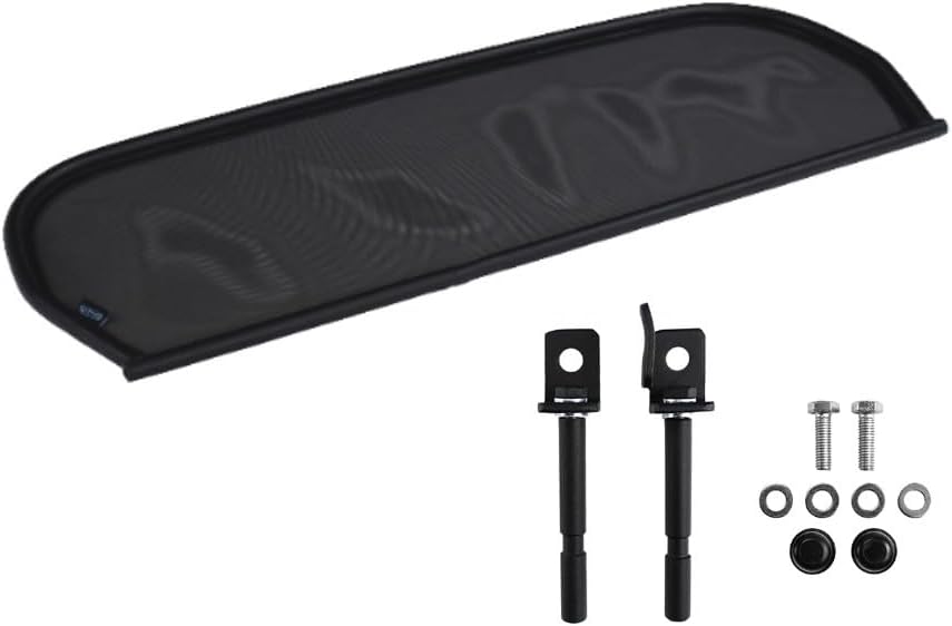 Aperta Black wind deflector compatible with BMW Z3 E36 | Tailor made windblocker | Draft-stop | Windstopper BMW convertible