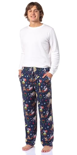 Rick and Morty Adult Christmas Sleep Tossed Print Pajama Pants Loungewear for Men Women2