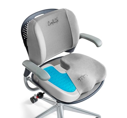 ComfiLife Gel Enhanced Lumbar Support and Seat Cushion Set