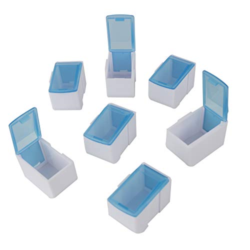 Pilulier semainier compact blanc et bleu pour vos déplacements - 4