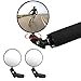 LEEWENYAN Espejo Retrovisor de Bicicleta, 360° Adjustable Bicicleta Manillar Espejor Rotativo Universal Ángulo Amplio para Carretera Montaña Accesorios Ciclismo