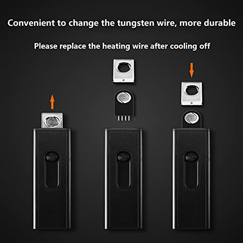 Sigarettenkoker Met Aanstekers, 2 in 1 Elektronische Oplaadbare Vlamloze Winddichte Aanstekers, Draagbare Sigarettenkoker, Kan 20 Sigaretten Bevatten, Unisex,Black - Afbeelding 6