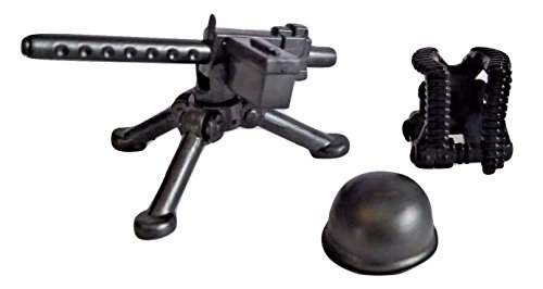 BrickArms US Gunner Pack for WWII Minifigures -M1919  Vest  Helmet