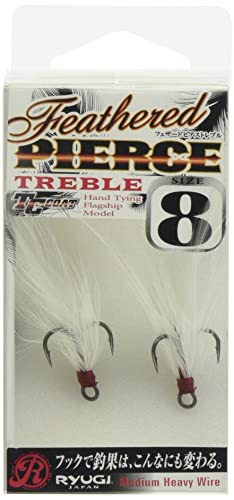 ささめ針(SASAME) フェザードピアストレブル WH HFP046#8のサムネイル