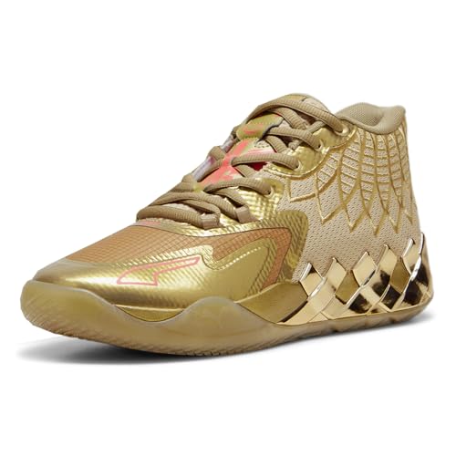 PUMA Mens Mb.01 Golden Child Basketball Sneakers Shoes Court - Gold - Size 14 M2