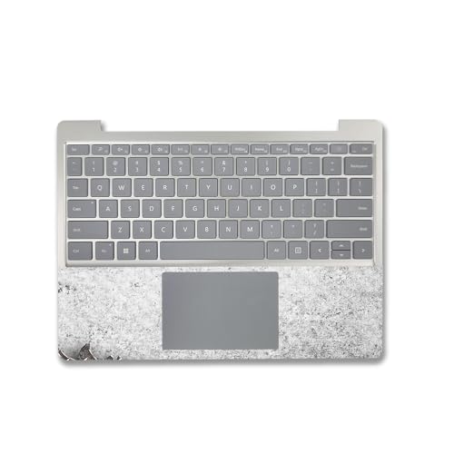 Image of MightySkins Carbon Fiber Skin Compatible with Microsoft Surface Laptop Go 3 (2023) Full Wrap Kit - Ripped Metal | Protective, Durable Textured Carbon Fiber Finish | Made in The USA