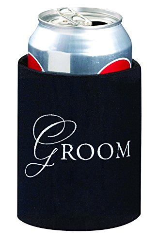 Lillian Rose Wedding Party Favors Groom Black Can Cup Cozy - //coolthings.us