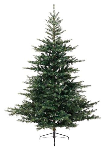 Künstlicher Weihnachtsbaum - H 180 cm - Grün - Kunststoff - klappbar