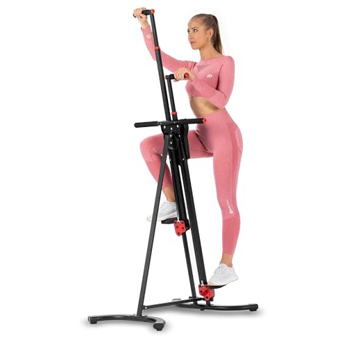 Hop-Sport 2in1 Stepper & Vertical Climber - Anti-Rutsch Vertical Climber Stepper klappbar und verstellbar, ideal für Ganzkörpertraining und Homegym