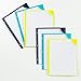 AVERY Corner Lock Plastic Folders, 3-Hole Punched Plastic Sleeves, 20-Sheet Capacity, 3 Assorted Colors (2 ea.), 6 Folders (72260)