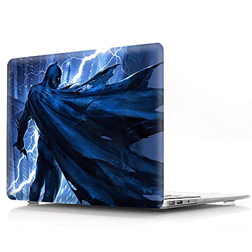 Coque Compatible avec Macbook Pro 15 Pouce A1990 A1707 Version 2019 2018 2017 2016, Plastique Rigide Étui Housse Protection Cover pour MacBook Pro 15 avec Touch Bar Touch ID - Batman