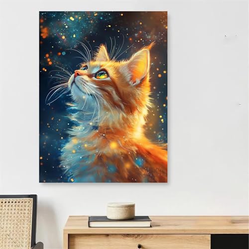 DIY Peinture par Numéro Ciel Étoilé avec Pinceaux pour Salon