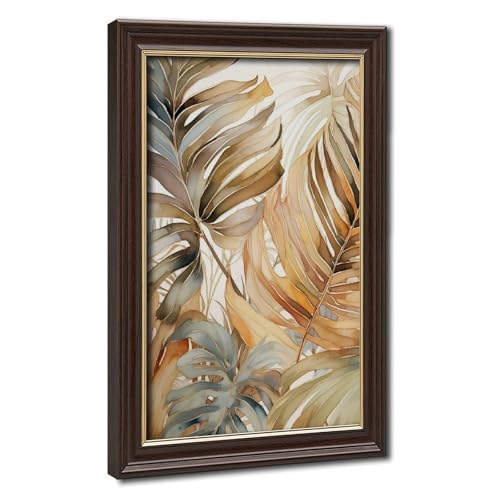 Plante exotique decorative en toile aquarelle resistant aux UV