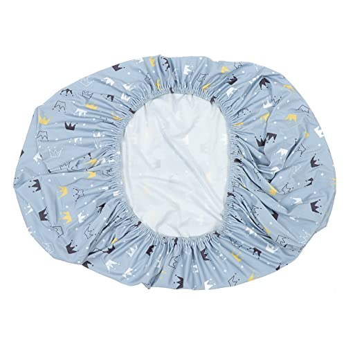 Totority Elastic Crib Mattress Cover Bassinet Mattress Pad Printed Crib Sheets Set