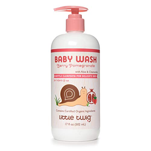 Little Twig All Natural Baby Wash, Berry Pomegranate, 17 Ounce