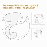 Luxja Pieluchy do pływania wielokrotnego użytku (2 sztuki), regulowane pieluchy do pływania dla niemowląt (0-3 lata), Lis + lew, rozmiar uniwersalny
