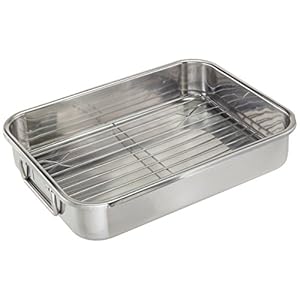 ExcelSteel 591 Roasting Pan, Stainless