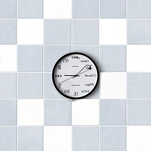 Horolas 50pcs Bathroom/Kitchen Tile Transfer Stickers, Stick on Wall Tile Peel and Stick (White, 4 *4 inches)