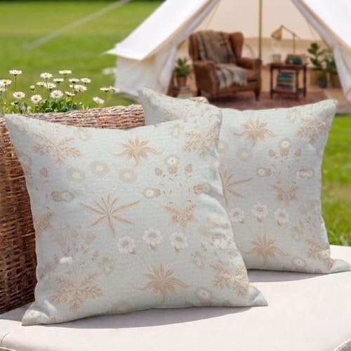 �N�b�V�����J�o�[�x�[�W���h�� ���O 2���Z�b�g 30x30 cm ���l�� ���ʈ�� ���� ���O�p �N�b�V���� �P�[�X ���� �O ���p �A�E�g�h�A �L�����v �x�����_ �� �e���X �\�t�@�[�p (�����F) 3Z-250