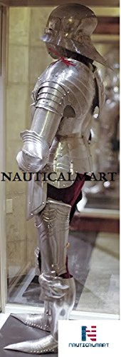 NauticalMart German Knight Armour Full Suit of Armor Composite Style Fully Wearable Custom Knight