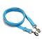 Police Style Double-Ended Dog Training Lead - 5ft Long, 20mm/25mm Soft Webbing