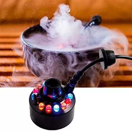HNZNCY Ultrasone Mist Maker Fogger - Mini Mist Maker Fogger, Waterfontein Vijver Mist Machine Verstuiver Luchtbevochtiger, voor Halloween, Partij, Tuin Decor - Image 5
